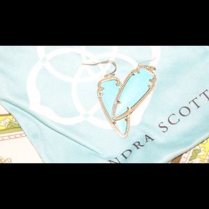 Kendra Scott Skylar earrings in turquoise